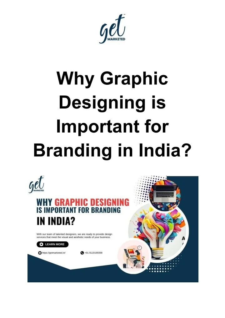 PPT - Why Graphic Designing is Important for Branding in India ...