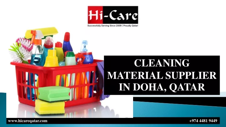 cleaning material supplier in doha qatar