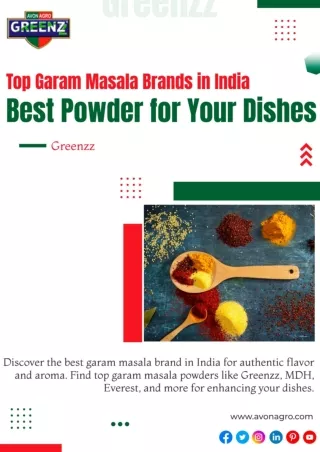 Top Garam Masala Brands in India - Best Powder for Your Dishes