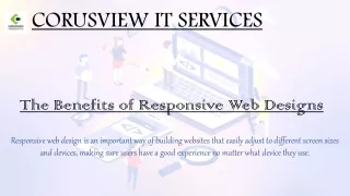 Benefits of responsive Web designs.