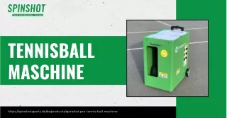 Spinshot Germany Has The Best Tennis Ball Machine!