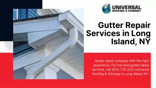 Gutter Repair Services in Long Island, NY