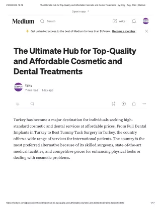 The Ultimate Hub for Top-Quality and Affordable Cosmetic and Dental Treatments _ by Epcy _ Aug, 2024 _ Medium