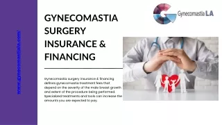 Explore Gynecomastia Surgery Insurance & Financing Solutions - Gynecomastia LA