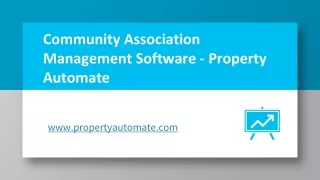 Community Association Management Software | Property Automate