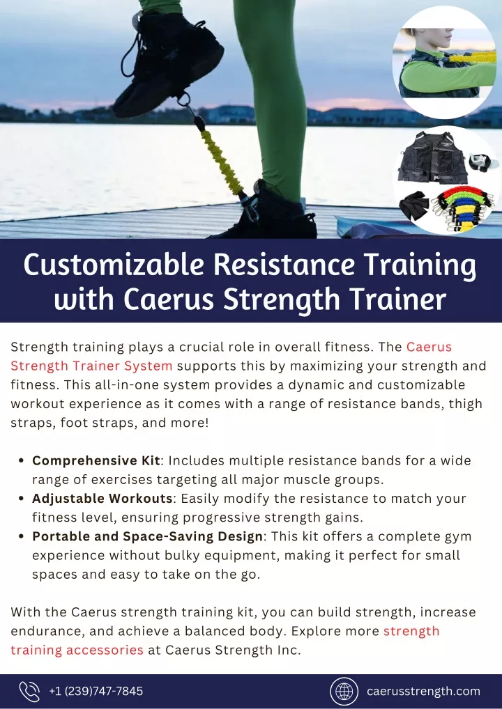 customizable resistance training with caerus