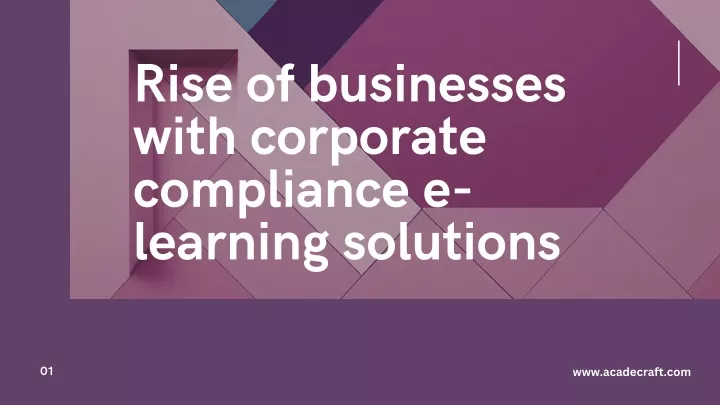 rise of businesses with corporate compliance