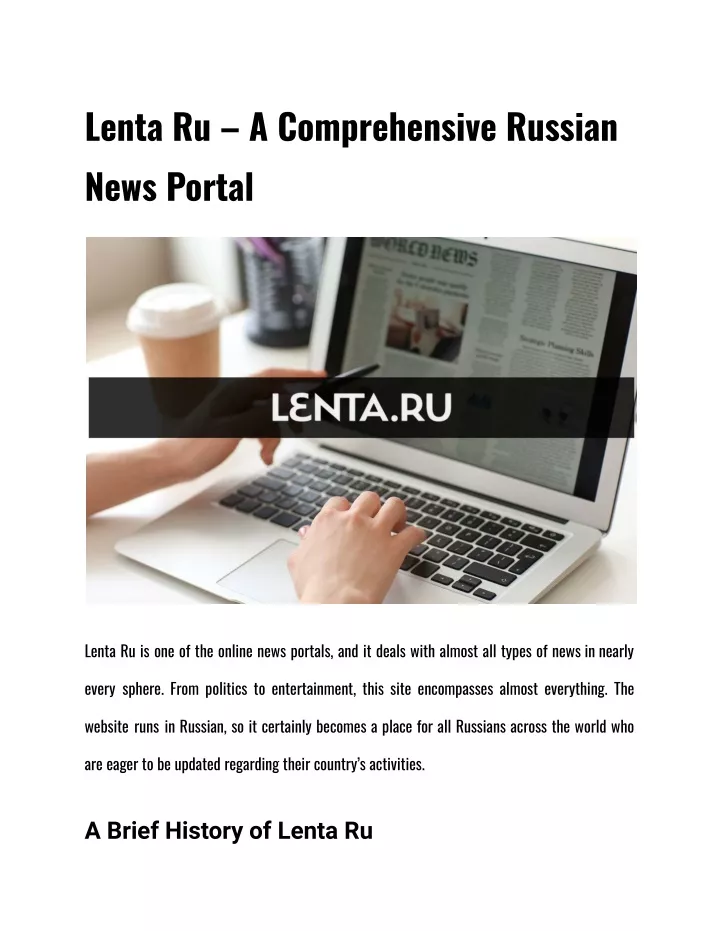 lenta ru a comprehensive russian news portal