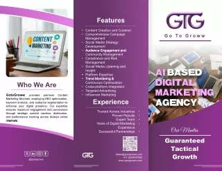 Top Content Marketing Pros | Go To Groww