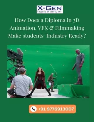 How Does a Diploma in 3D Animation