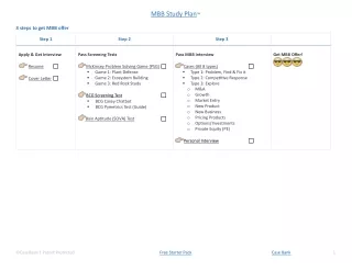 mbb study plan tm