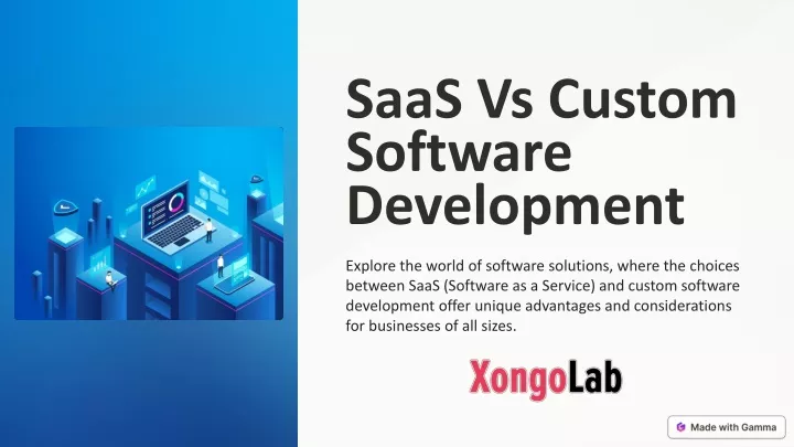 saas vs custom software development