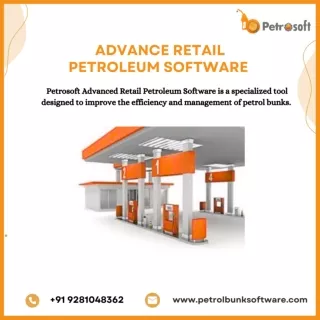 Advance Retail Petroleum Software for Petrol Bunks