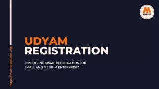 udyam registration