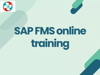 sap fms online training