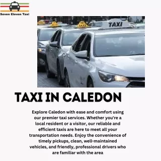 Taxi in Caledon