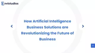 how artificial intelligence business solutions
