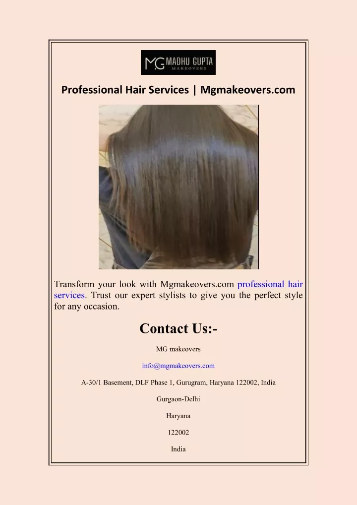 professional hair services mgmakeovers com