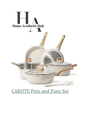 CAROTE Pots and Pans Set2