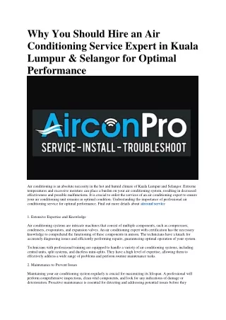 aircond service