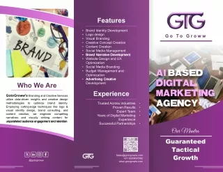Elevate Your Brand with GoToGroww’s Creative and Data-Driven Branding Services