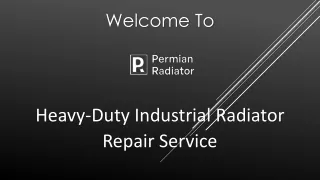 Heavy-Duty Industrial Radiator Repair Service | Permian Radiator