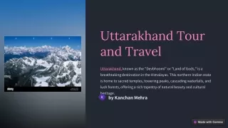 uttarakhand tour and travel