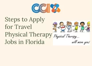 Advance Your Career with Florida Travel Physical Therapy Jobs