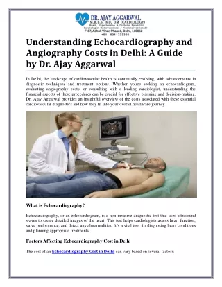 Understanding Echocardiography: A Vital Heart Health Test