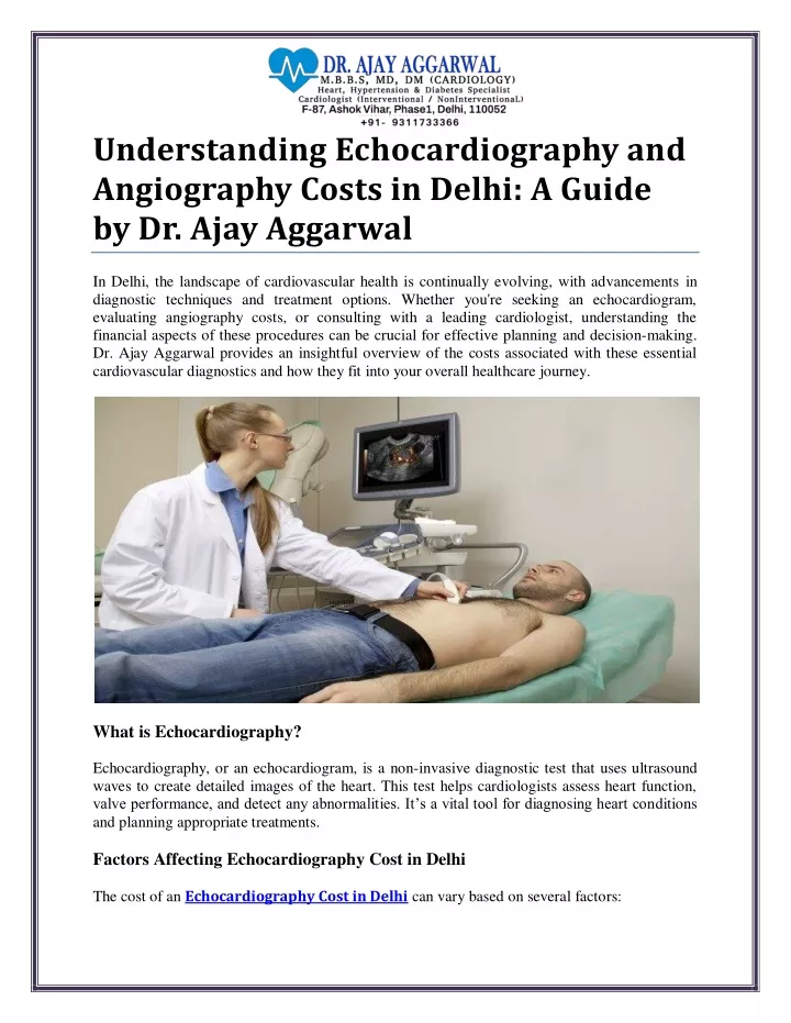 understanding echocardiography and angiography