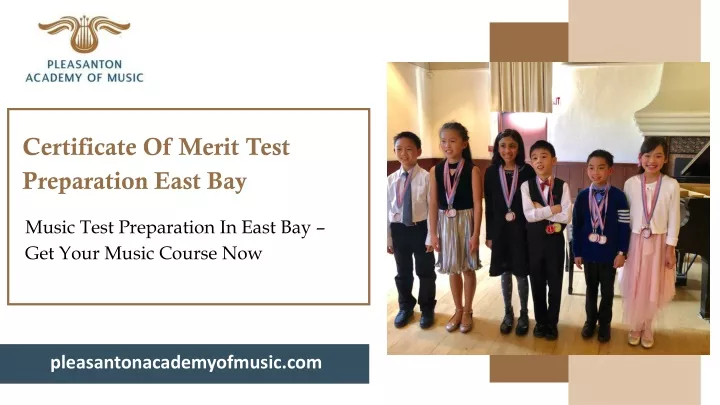 certificate of merit test preparation east bay