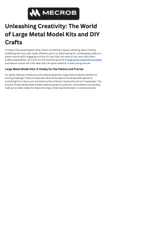 Craft Store