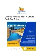 In-Ground Pools San Antonio: Transform Your Backyard with Staycation Fiberglass - slide 1