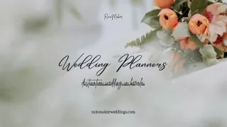 Wedding organisation in kerala