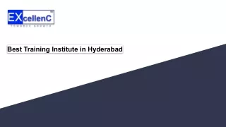 best training institute in hyderabad