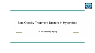Best Obesity Treatment Doctors In Hyderabad