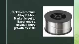 Global Nickel-chromium Alloy Ribbon Industry Research & Trends Analysis Report