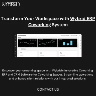 Manage Coworking Spaces Efficiently with Wybrid ERP Software