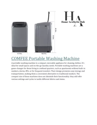 COMFEE Portable Washing Machine (2)