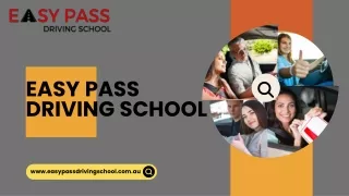 Access the Best in You, Enroll at Easy Pass Driving School