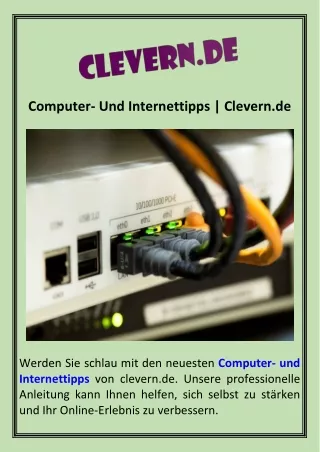computer und internettipps clevern de