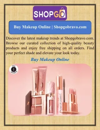Buy Makeup Online   Shopgobravo.com