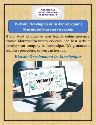 Website Development In Jamshedpur   Murmusoftwareservices.com