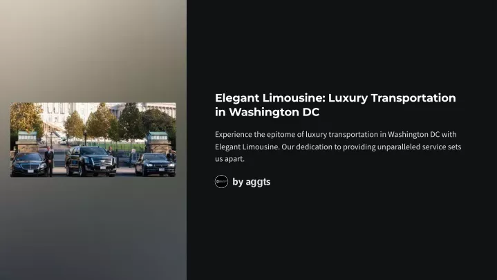 elegant limousine luxury transportation