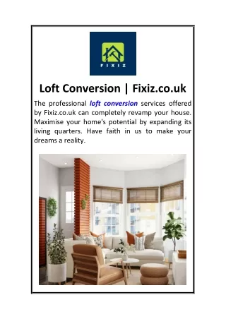 loft conversion fixiz co uk
