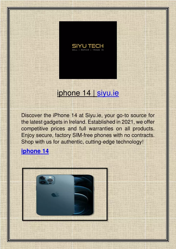 iphone 14 siyu ie