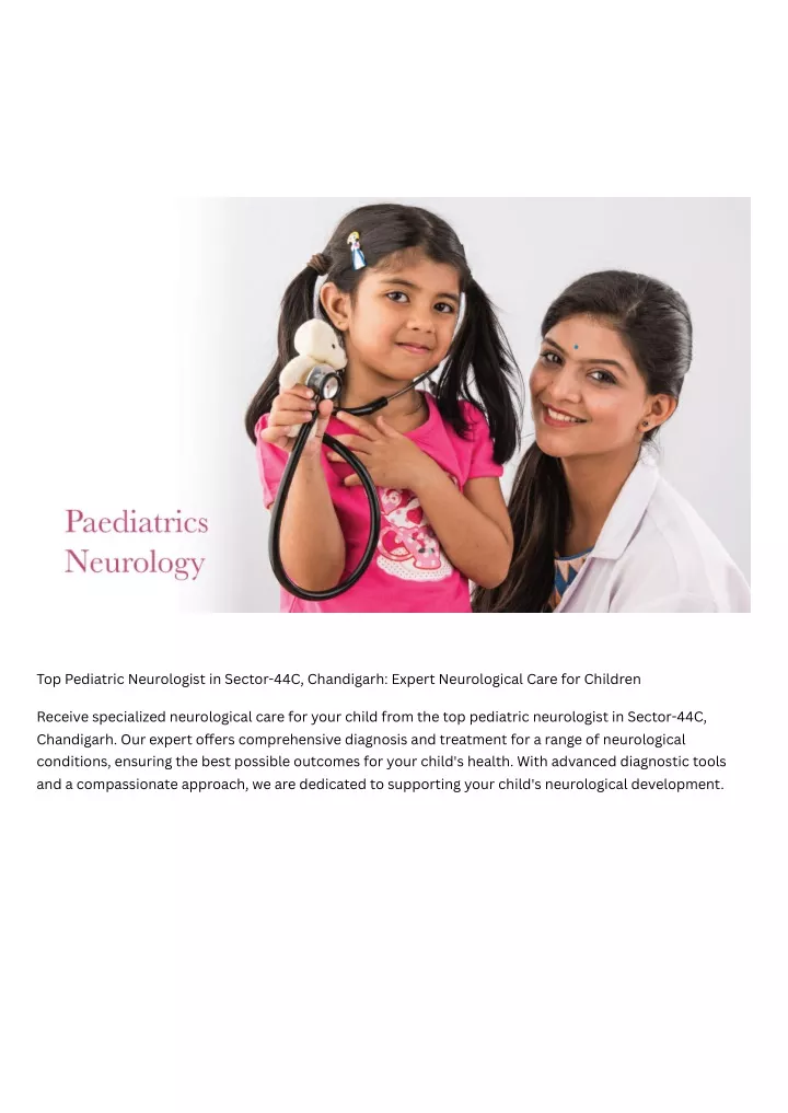 top pediatric neurologist in sector