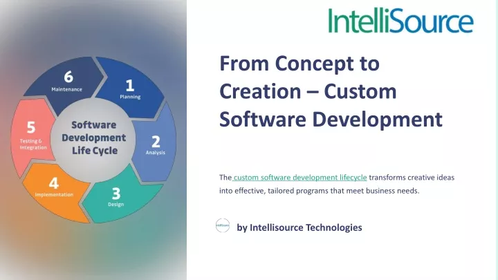 from concept to creation custom software