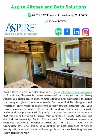 aspire kitchen and bath solutions