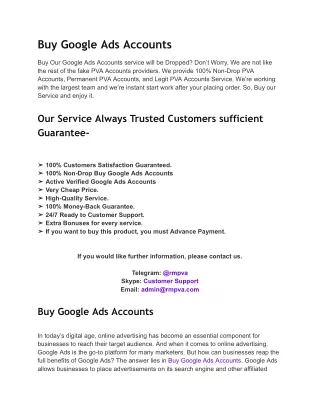 Buy Google Ads Accounts__rmpva